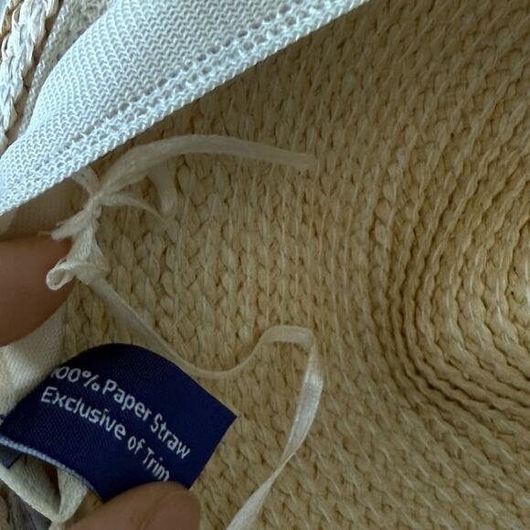 Hatattack Wide Brim Sun Hat vacation restort Tan Hat One Size Attack New - Picture 8 of 9